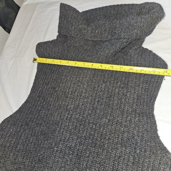 Cozy Free People knit tunic sweater vest, 90s ,Y2K,  cottage, grandma, fairy - Picture 6 of 8